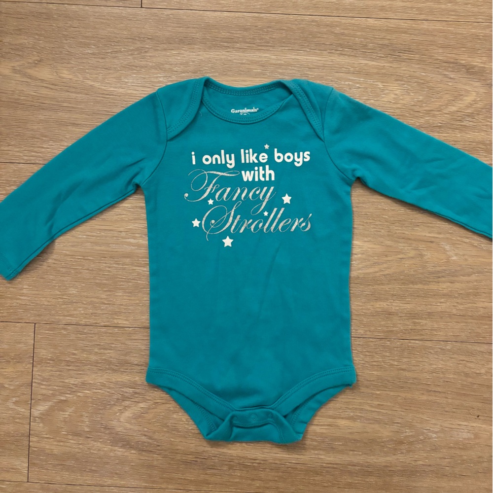 Garanimals Turquoise Tee with Playful Print